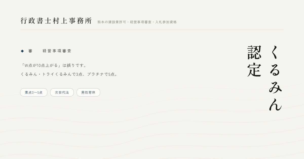 くるみん認定｜行政書士村上事務所